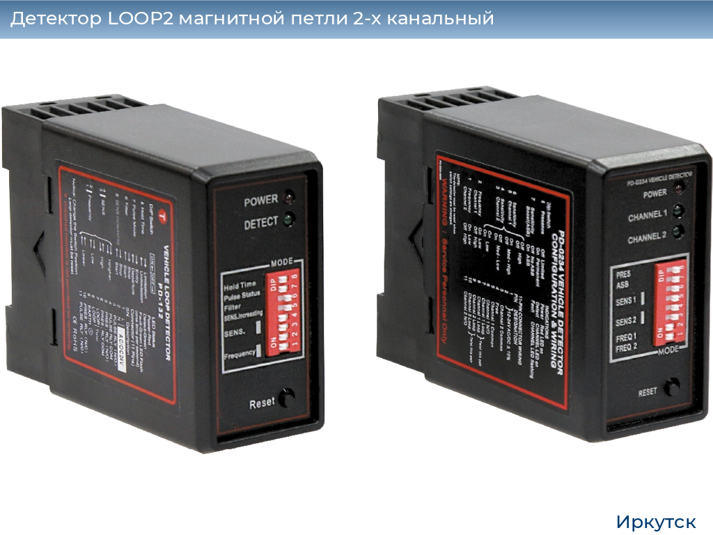 Детектор LOOP2 магнитной петли 2-x канальный, irkutsk.doorhan.ru